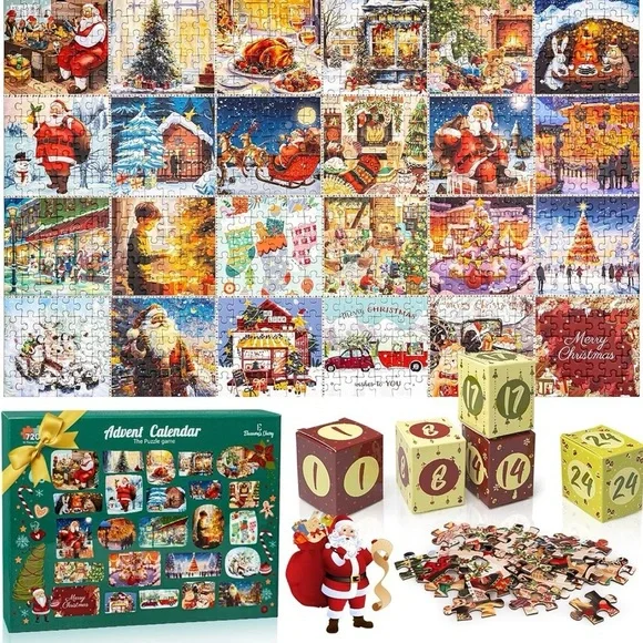 NIB Eleanore’s Diary Event Calendar Puzzle Game – 720 PCS (24 Days of Fun) - Picture 3 of 11